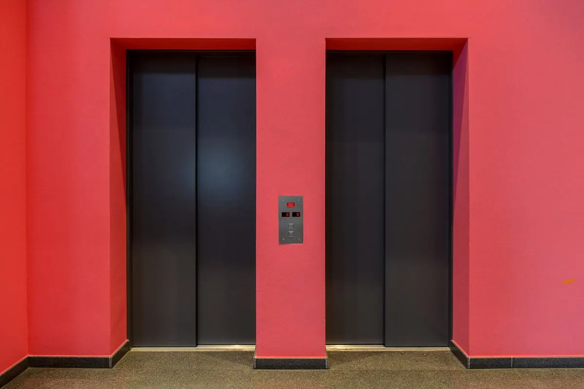 Modern elevator doors